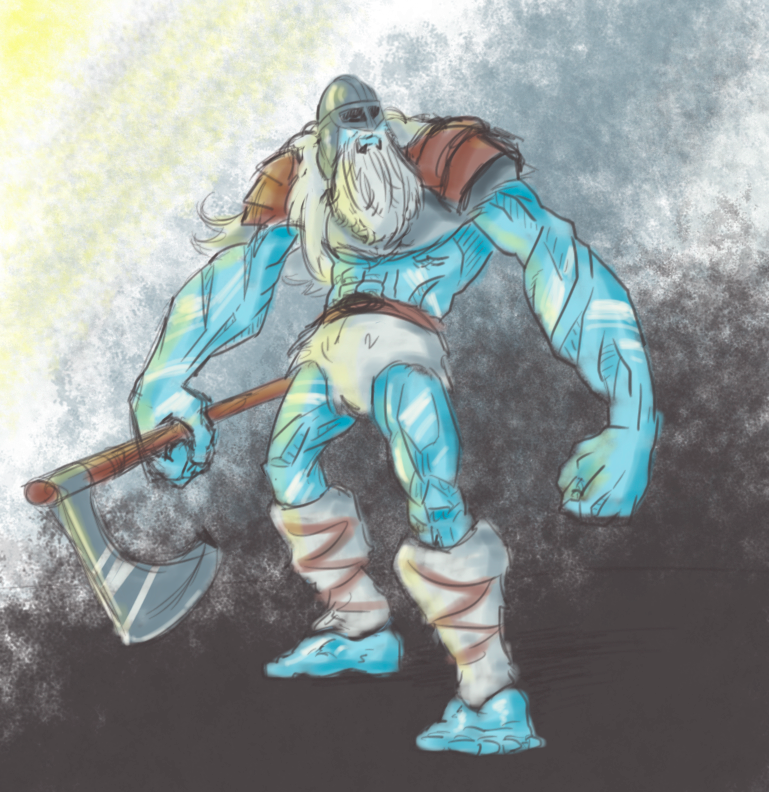 Concept of frost giant